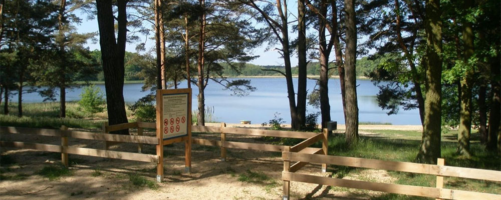 Camping Am Blanksee met zwemmeer