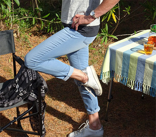 Basis jeans op de camping basisjeansopdecamping