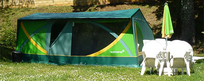 Kamperen doe je in een Tent - maar dan wel een hele luxe!