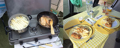  Koken met producten die de regio biedt op vakantie?