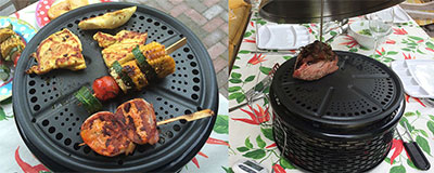 Test barbecue - aanrader voor camping en thuis, de Cobb Pro!