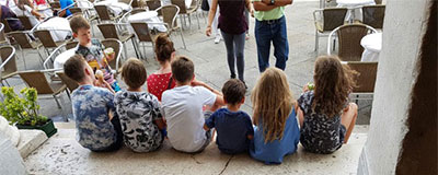 Glamping XXL met een samengesteld groot gezin