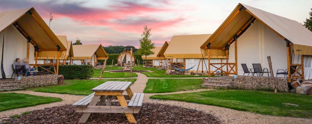 Glampingdorp op Europarcs Poort van Maastricht, glampen met kinderen