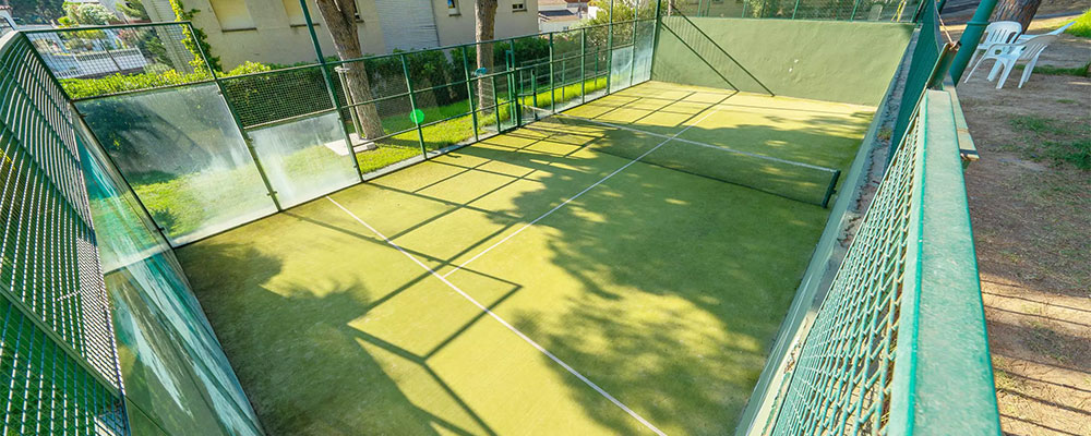 Padel op camping Interpals, Costa Brava