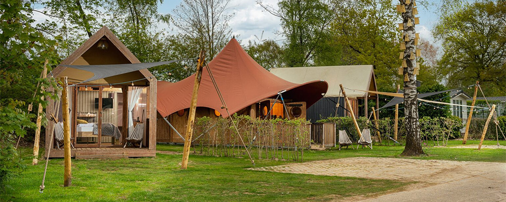 Glamping op camping Mölke