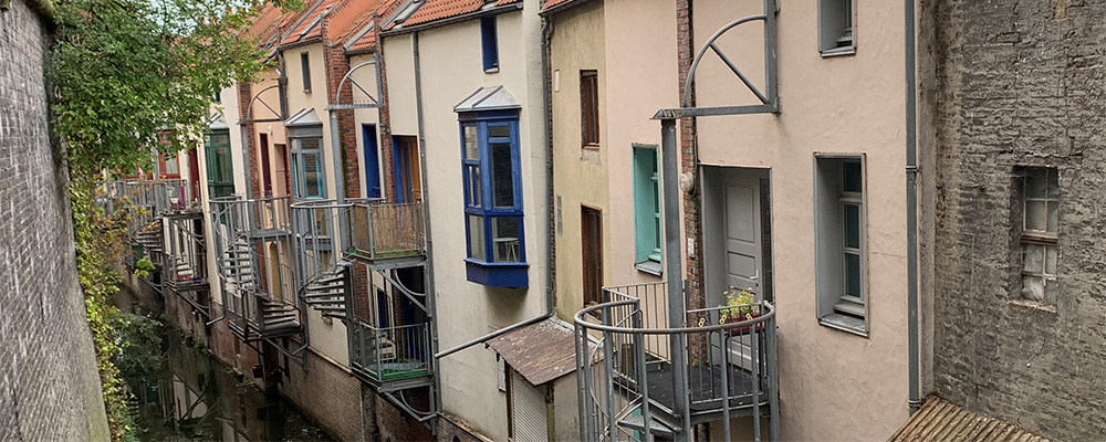 wijk van Saint-Leu met kanalen