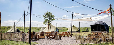 Groene glamping campings in de Randstad 