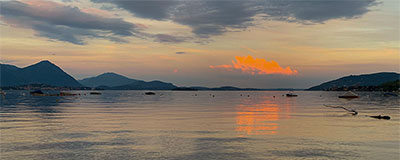 Lago Maggiore, wat een plaatje vanaf camping Orchidea