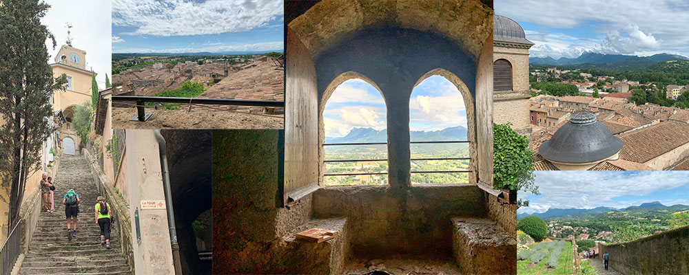 Even doorbijten en dan heb je dit uitzicht vanaf Tour de Crest Even doorbijten en dan heb je dit uitzicht vanaf Tour de Crest