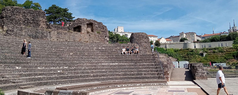 Romeinse amfitheater, heuvel Fourvière Lyon