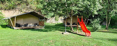 Luxe kamperen met jonge kinderen, glampen in Frankrijk