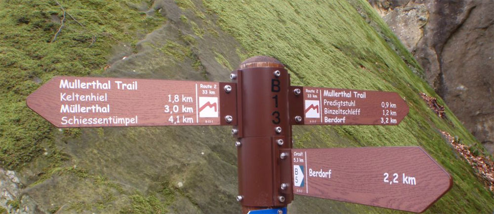 Wandelen van Echternach naar Berdorf Wandelen van Echternach naar Berdorf