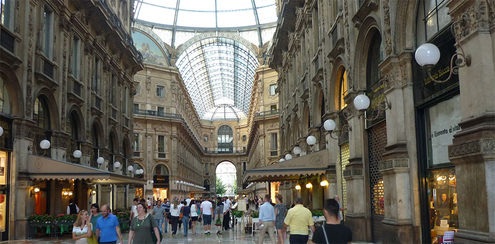 Shoppen in Milaan Shoppen in Milaan