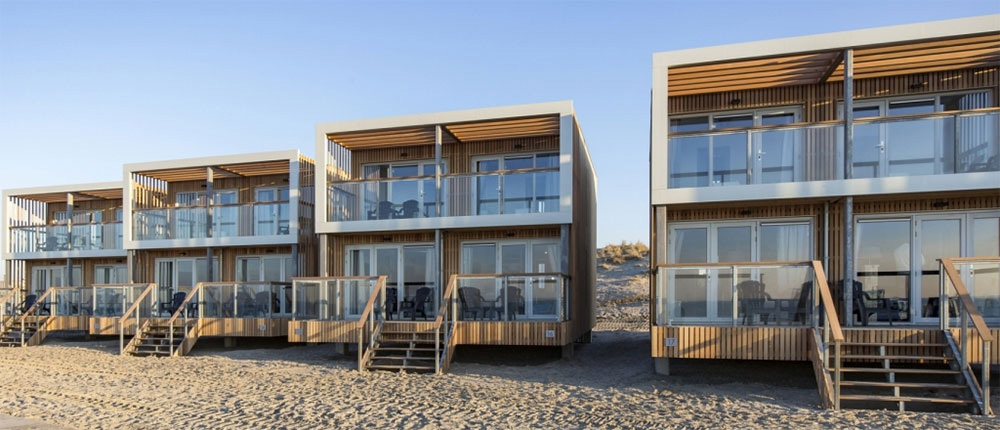 slapen aan het strand bij Hoek van Holland in een villa Strand bij Hoek van Holland, slapen in een villa aan het strand
