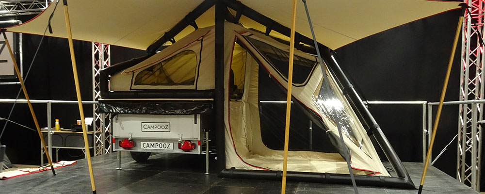 Campooz opblaasbare vouwwagen