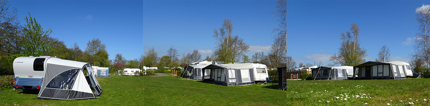 De caravans zijn er klaar voor