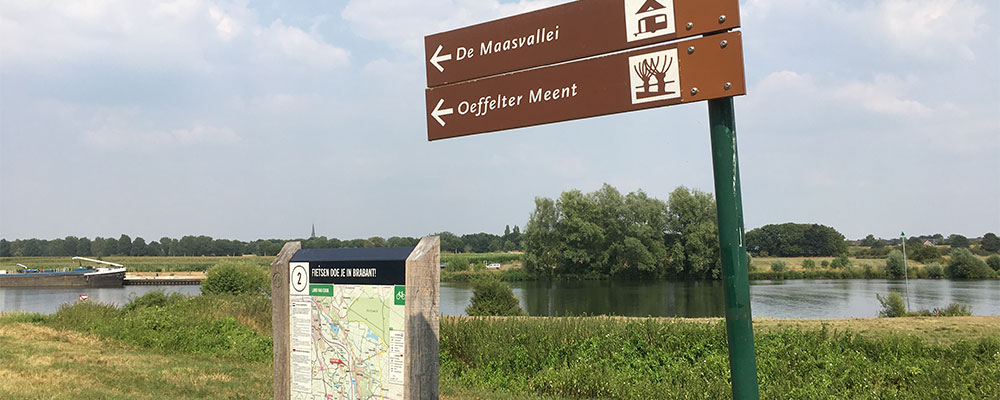De Maasvallei, fietsen in Brabant