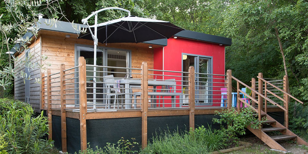 Glamping XL in een stacaravan Next Glamping XL in een stacaravan Next