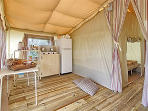 Glamptent woonruimte Selectcamp