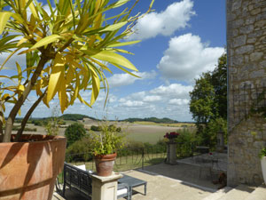 Uitzicht op de Dordogne