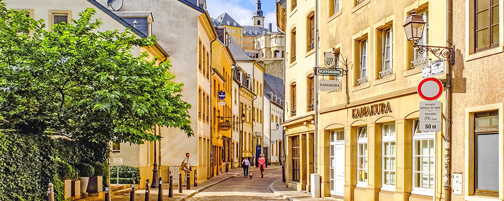 Sfeer in Luxemburg stad