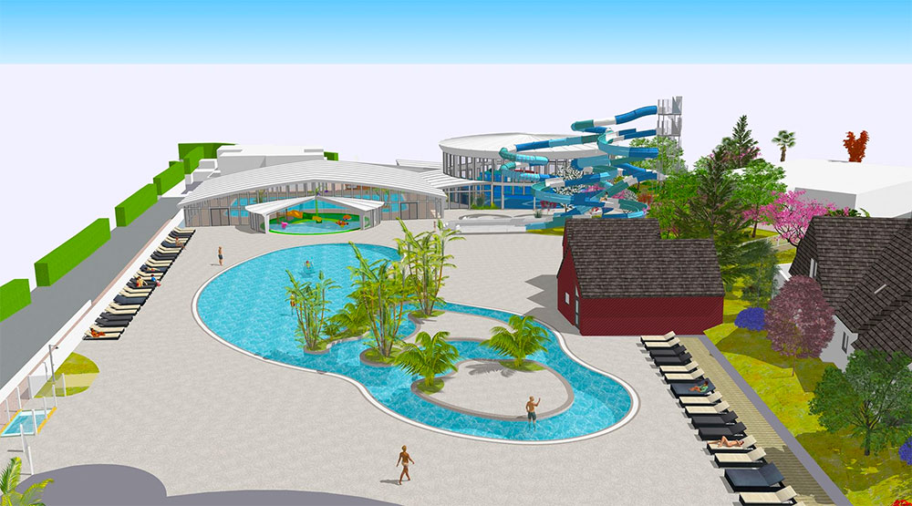 Nieuwe waterpark in Bretagne op camping L Nieuw waterpark op l
