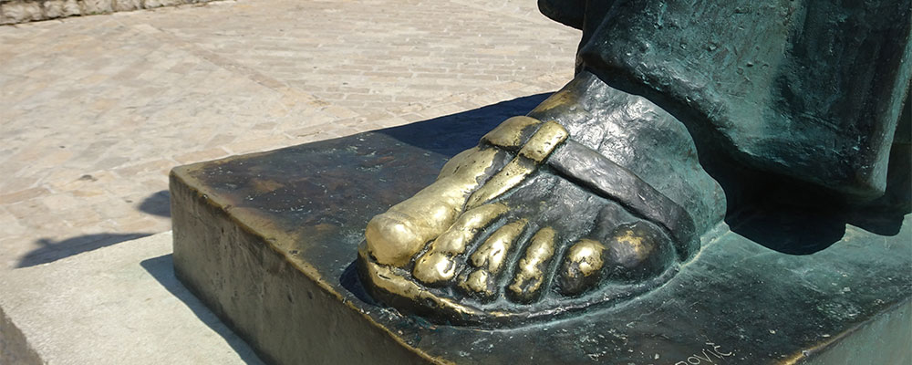 De grote teen van St. Gregorius