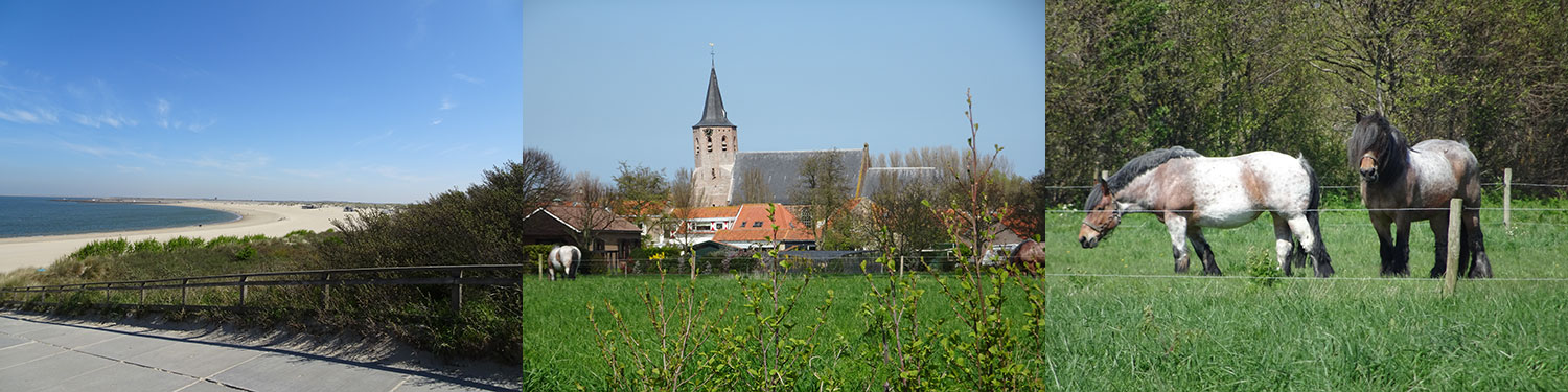 Strand, Zeeuwse dorpjes, polders