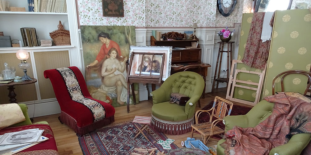 Het woonhuis van Auguste Renoir in Essoyes