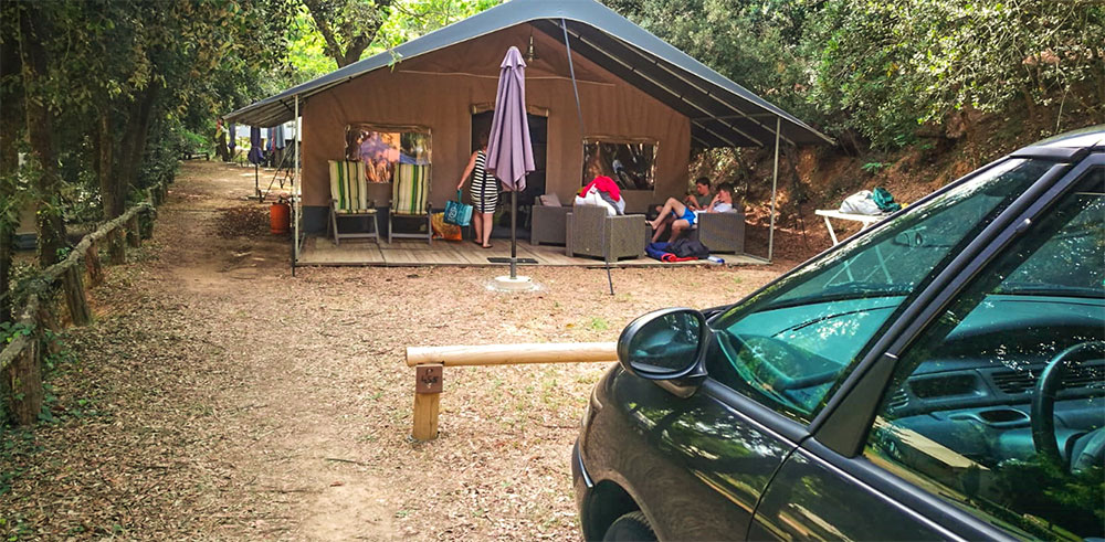 Grote Safaritent Countrycamp op camping Begur Grote Safaritent Countrycamp op camping Begur