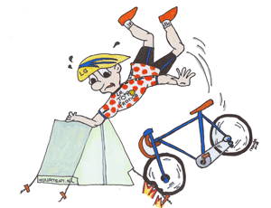 Kamperen en Le Tour