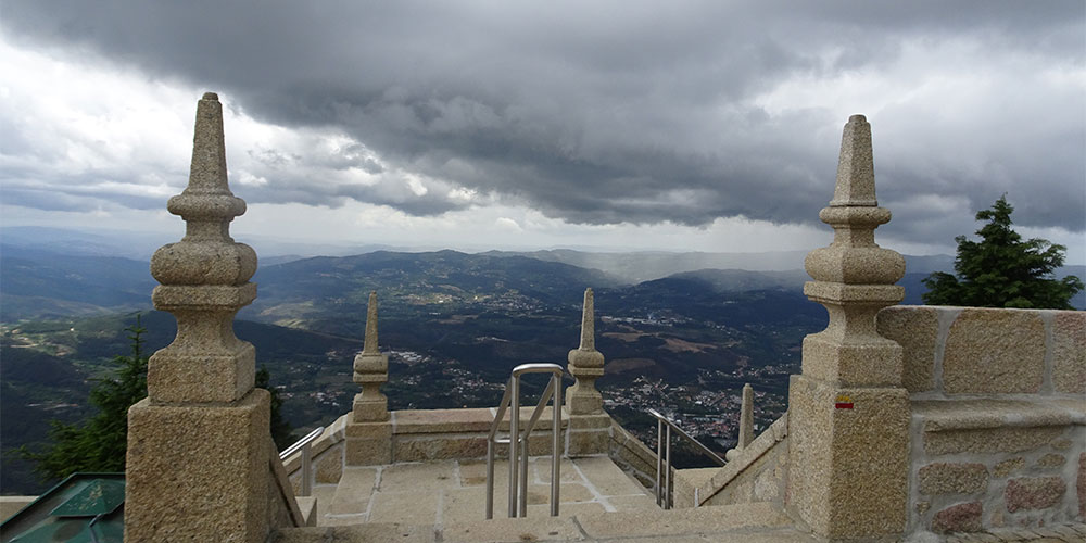 Uitzicht vanaf de Kapel Nossa Senhora da Graca Uitzicht vanaf de Kapel Nossa Senhora da Graca