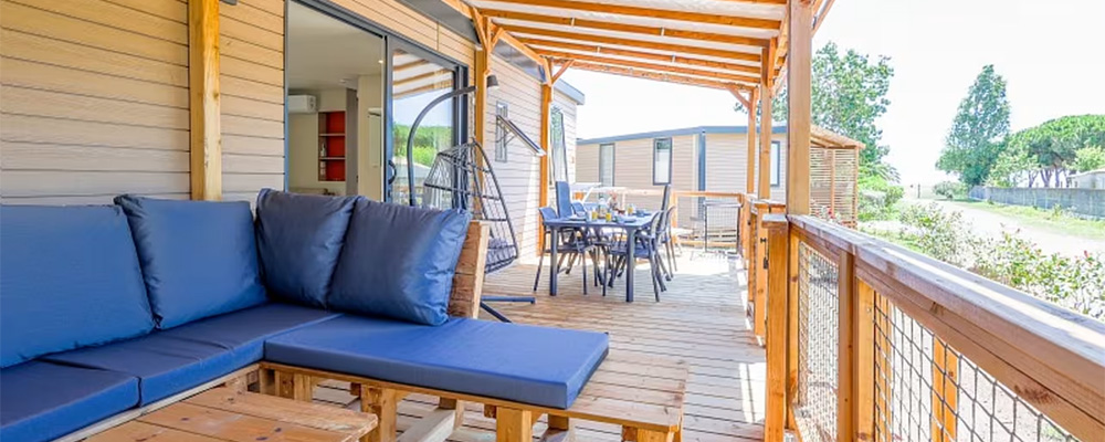 De Ultimate Plus van Eurocamp vind je op diverse campings in Europa