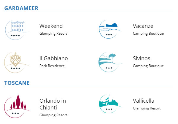 vakantieparken van Vacanze col Cuore