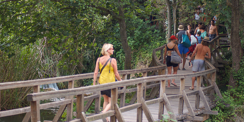 Prachtige wandeling door het Krka Natuurpark