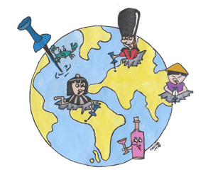 Wishlist wereldkaart