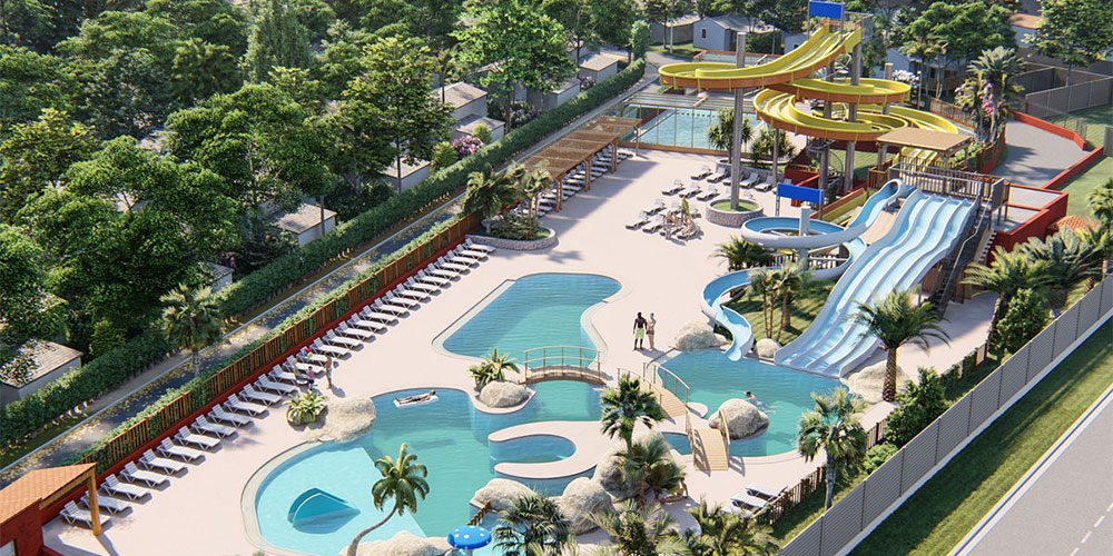 Nieuw zwembadcomplex op La Marina de Canet-Les Peupliers