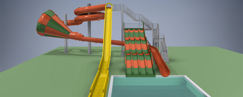 nieuwe glijbanen Ommerland impressie van de 2 nieuwe glijbanen Ommerland