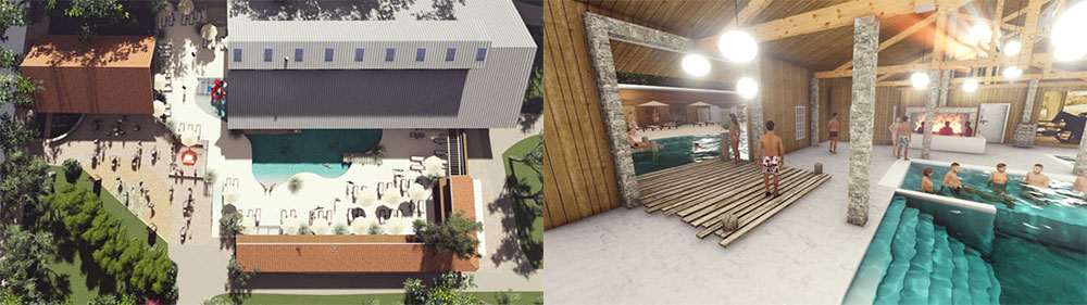 Nieuw zwembadcomplex op Village Western in Nouvelle-Aquitaine Nieuw zwembadcomplex op Village Western in Nouvelle-Aquitaine