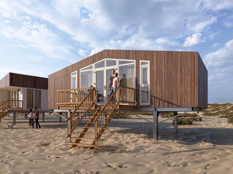 Hoofdfoto van Strandhuisjes Zeezigt