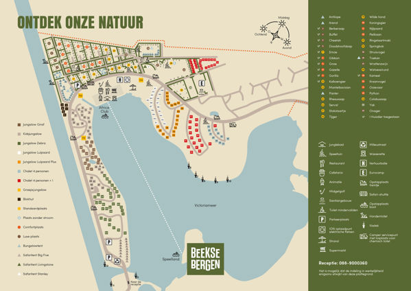 Plattegrond van Beekse Bergen