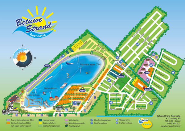 Plattegrond van Betuwestrand