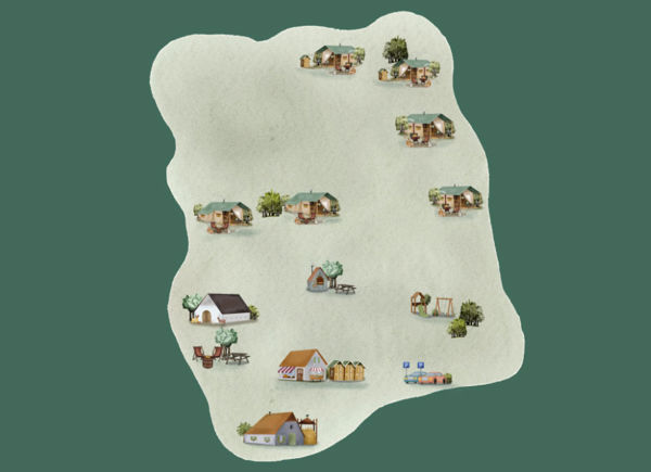 Plattegrond van BoerenBed De Brabantse Hei