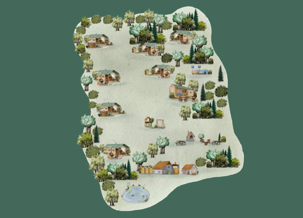 Plattegrond van BoerenBed Pant y March Farm