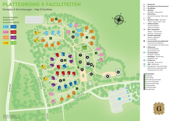 Plattegrond van Buytenplaats Gooise Heide