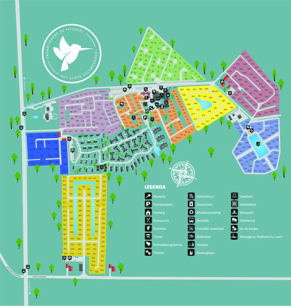 Plattegrond van De IJsvogel