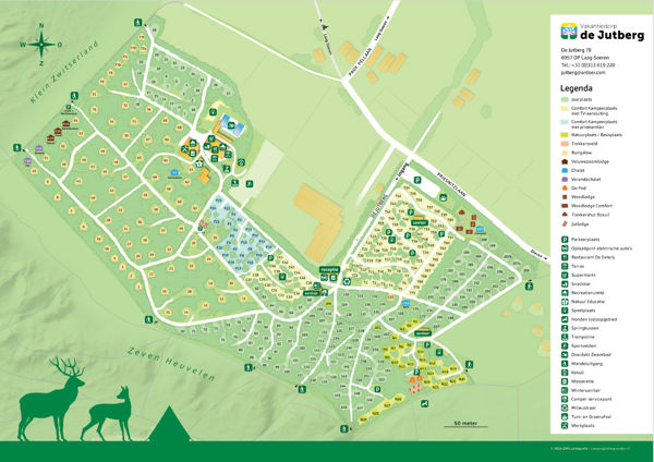 Plattegrond van De Jutberg