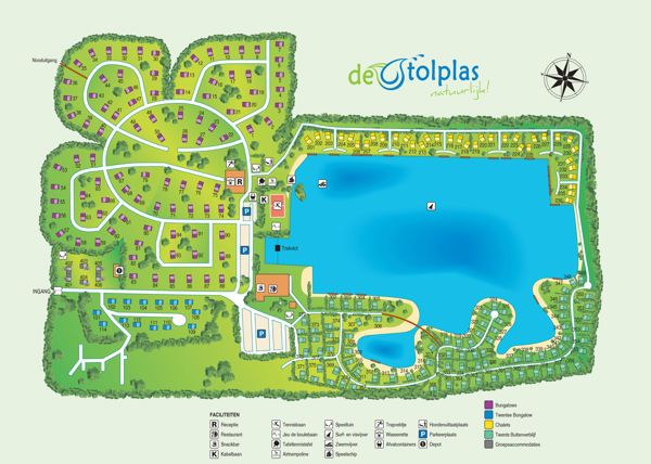Plattegrond van De Tolplas