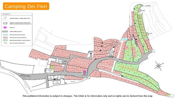 Plattegrond van Dei Fiori (Liguria)