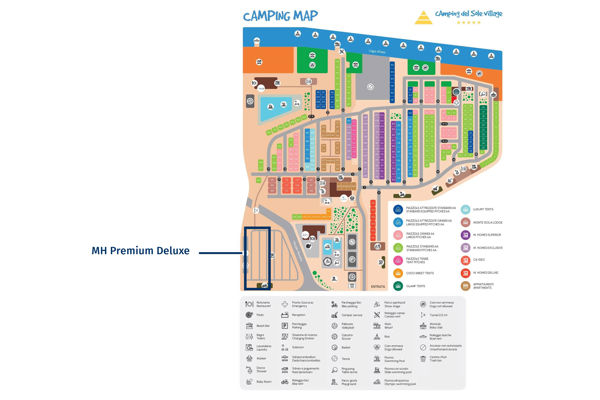 Plattegrond van Del Sole 